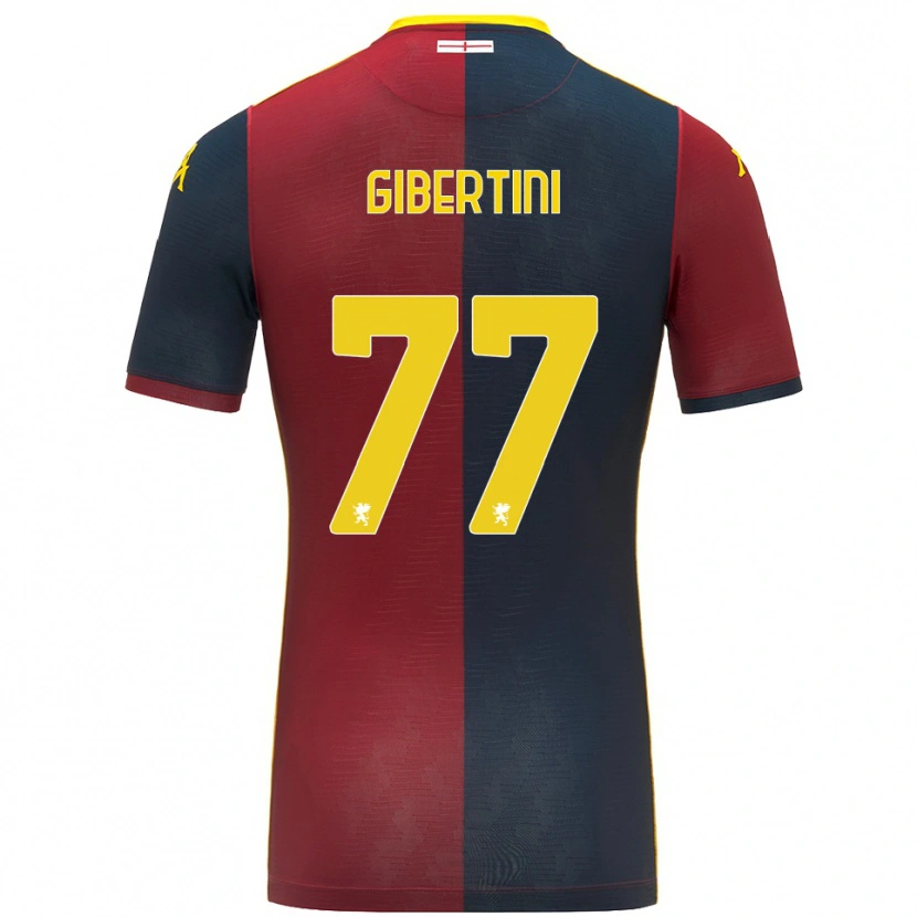 Danxen Herren Matteo Gibertini #77 Rot Königsblau Heimtrikot Trikot 2025/26 T-Shirt