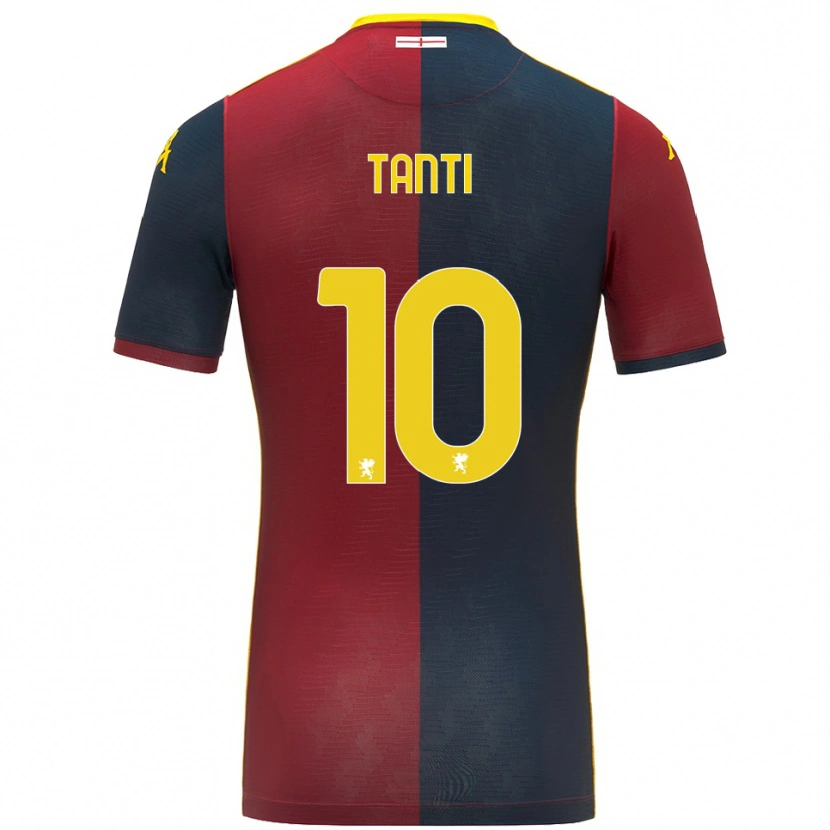 Danxen Herren Caden Tanti #10 Rot Königsblau Heimtrikot Trikot 2025/26 T-Shirt