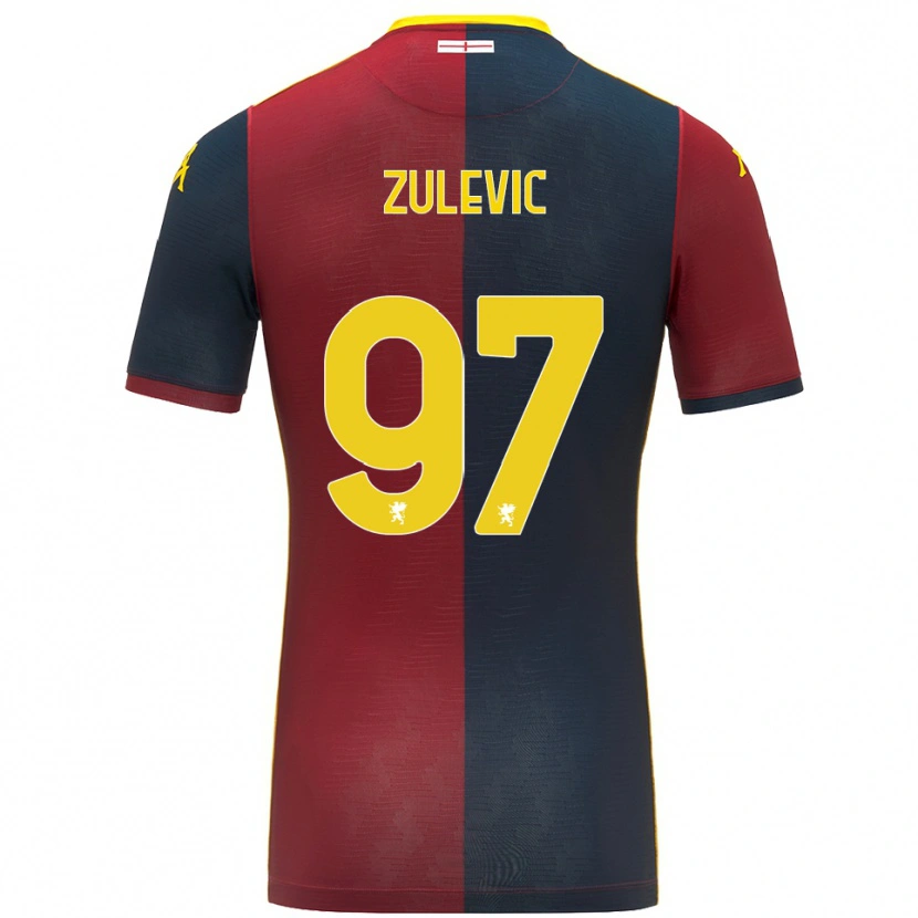 Danxen Herren Adam Zulevic #97 Rot Königsblau Heimtrikot Trikot 2025/26 T-Shirt