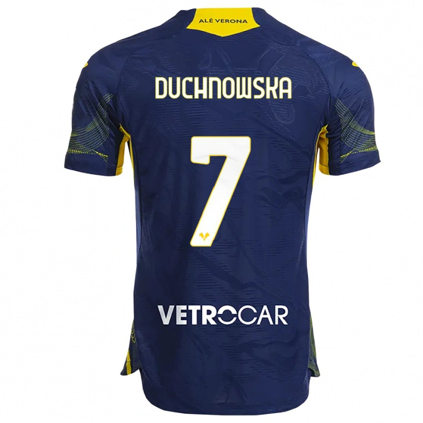 Danxen Herren Martyna Duchnowska #7 Marineblau Gelb Heimtrikot Trikot 2025/26 T-Shirt