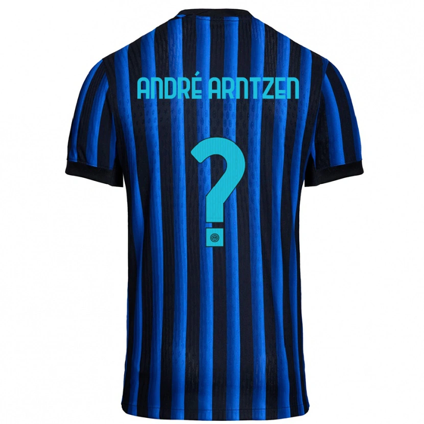 Danxen Herren Matheo André Arntzen #0 Schwarz Blau Heimtrikot Trikot 2025/26 T-Shirt