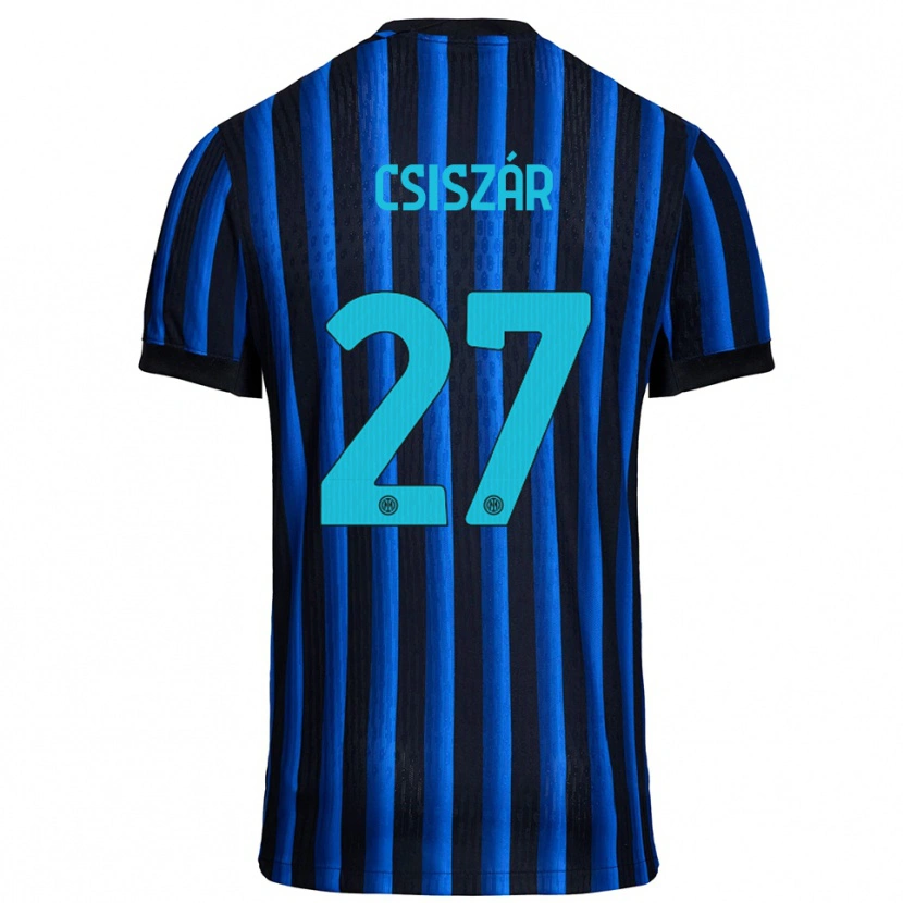 Danxen Herren Henrietta Csiszár #27 Schwarz Blau Heimtrikot Trikot 2025/26 T-Shirt