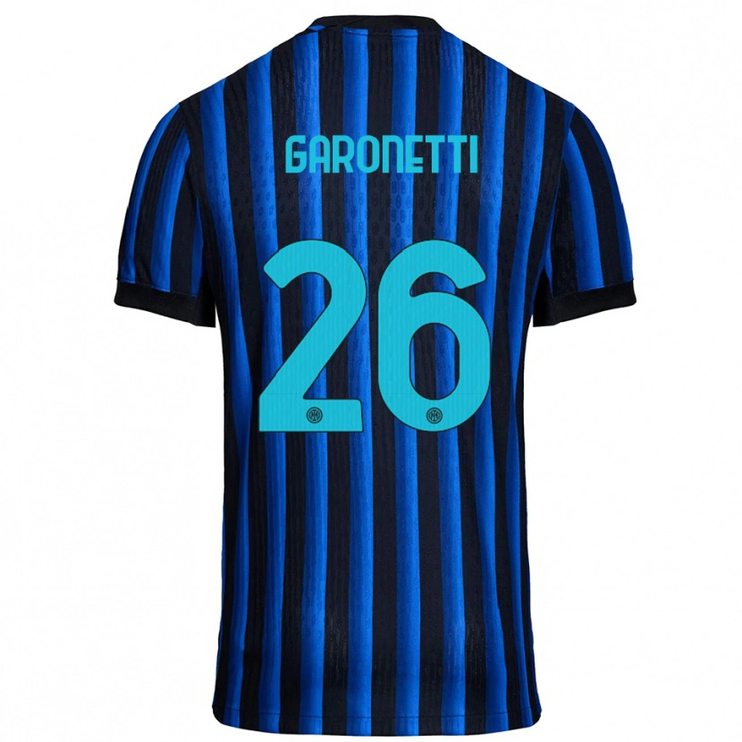 Danxen Herren Gabriele Garonetti #26 Schwarz Blau Heimtrikot Trikot 2025/26 T-Shirt