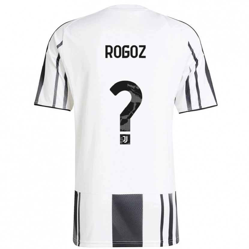 Danxen Herren Nicolas Rogoz #0 Weiß Schwarz Heimtrikot Trikot 2025/26 T-Shirt