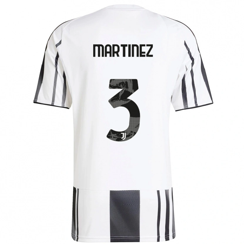 Danxen Herren Bruno Martinez #3 Weiß Schwarz Heimtrikot Trikot 2025/26 T-Shirt