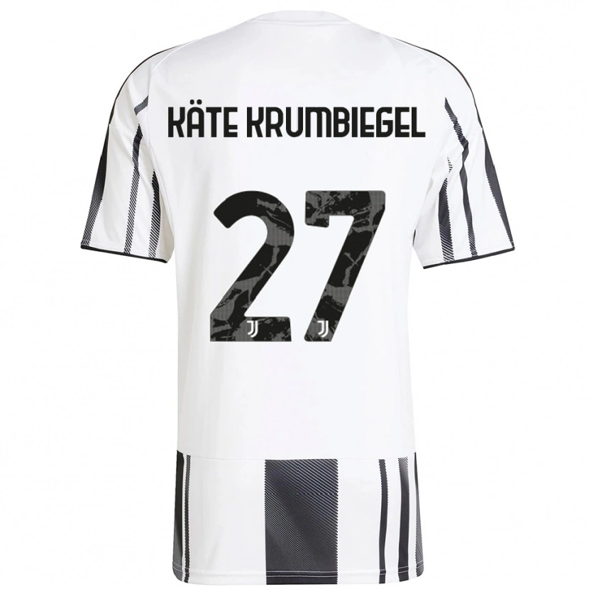 Danxen Herren Paulina Käte Krumbiegel #27 Weiß Schwarz Heimtrikot Trikot 2025/26 T-Shirt