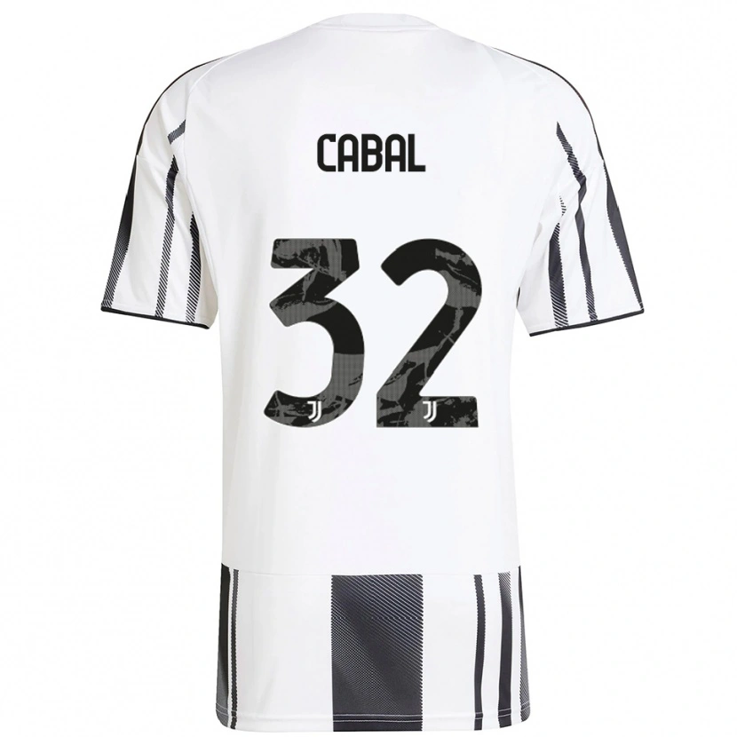 Danxen Herren Juan Cabal #32 Weiß Schwarz Heimtrikot Trikot 2025/26 T-Shirt
