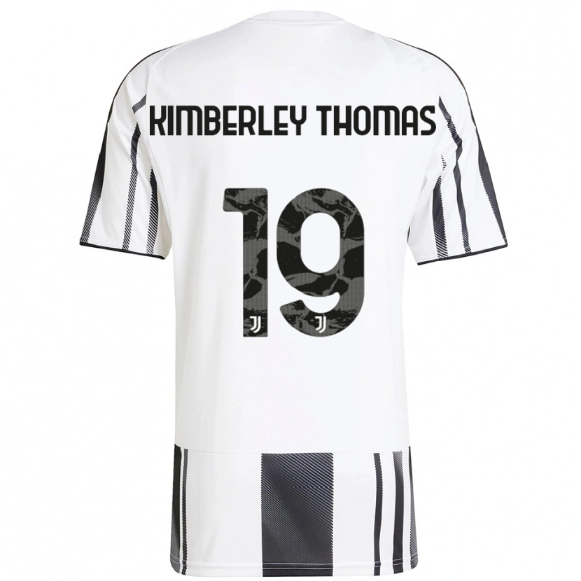 Danxen Herren Lindsey Kimberley Thomas #19 Weiß Schwarz Heimtrikot Trikot 2025/26 T-Shirt