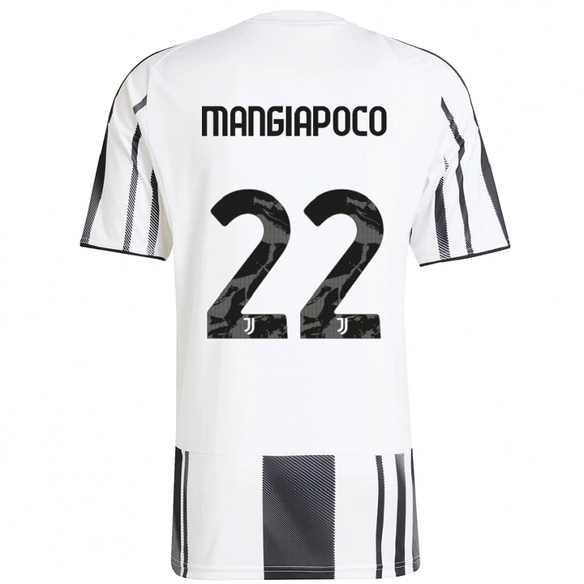 Danxen Herren Stefano Mangiapoco #22 Weiß Schwarz Heimtrikot Trikot 2025/26 T-Shirt