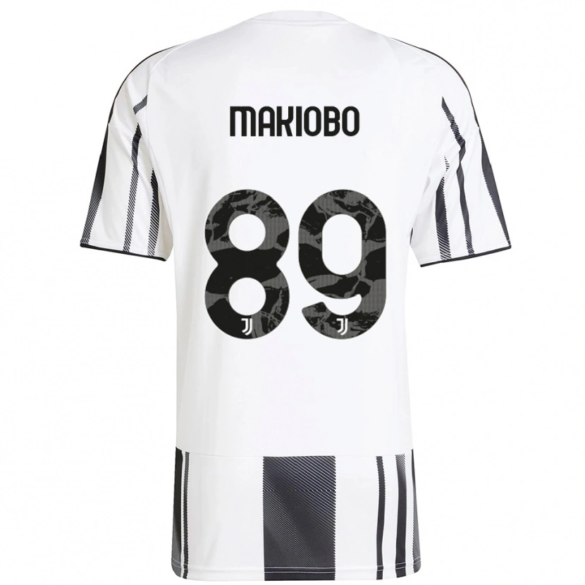 Danxen Herren Grady Makiobo #89 Weiß Schwarz Heimtrikot Trikot 2025/26 T-Shirt