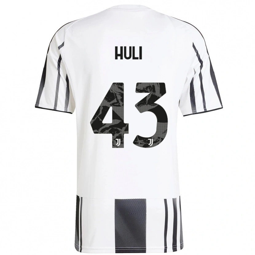 Danxen Herren Raffaele Huli #43 Weiß Schwarz Heimtrikot Trikot 2025/26 T-Shirt