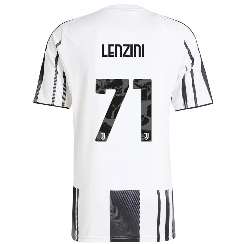 Danxen Herren Martina Lenzini #71 Weiß Schwarz Heimtrikot Trikot 2025/26 T-Shirt