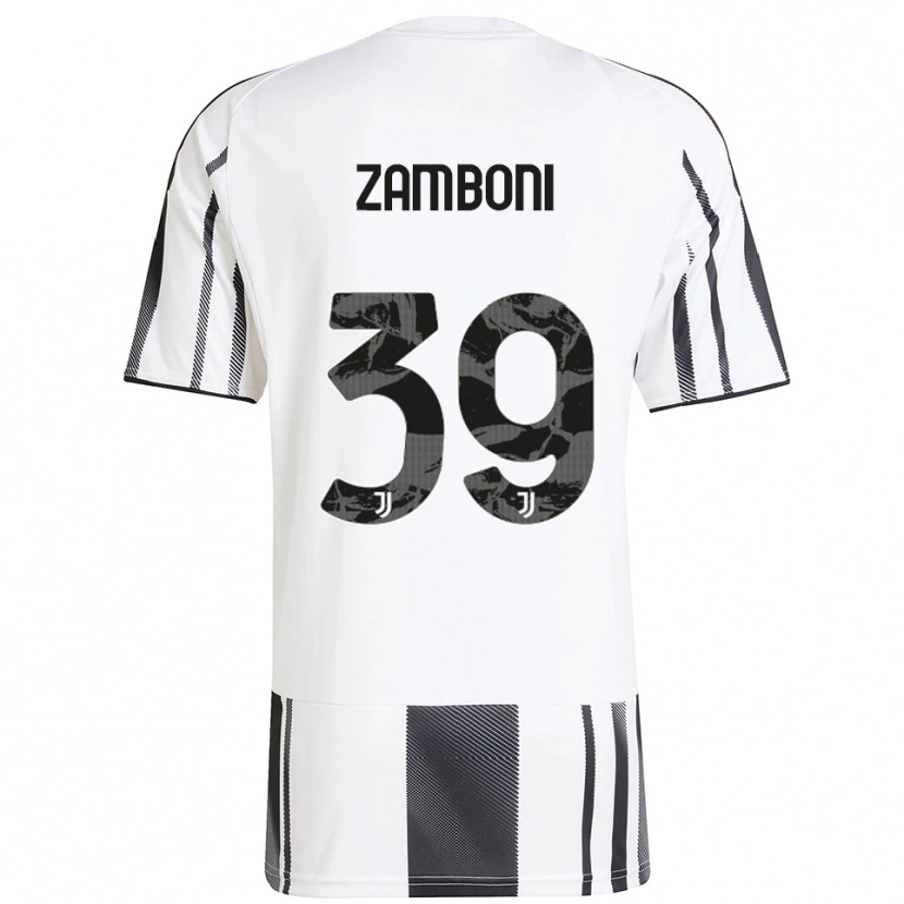 Danxen Herren Marta Zamboni #39 Weiß Schwarz Heimtrikot Trikot 2025/26 T-Shirt
