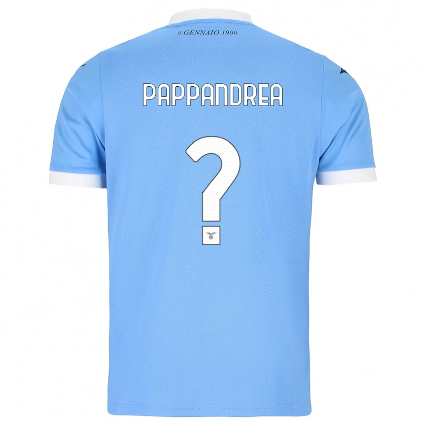 Danxen Herren Filippo Pappandrea #0 Himmelblau Weiß Heimtrikot Trikot 2025/26 T-Shirt