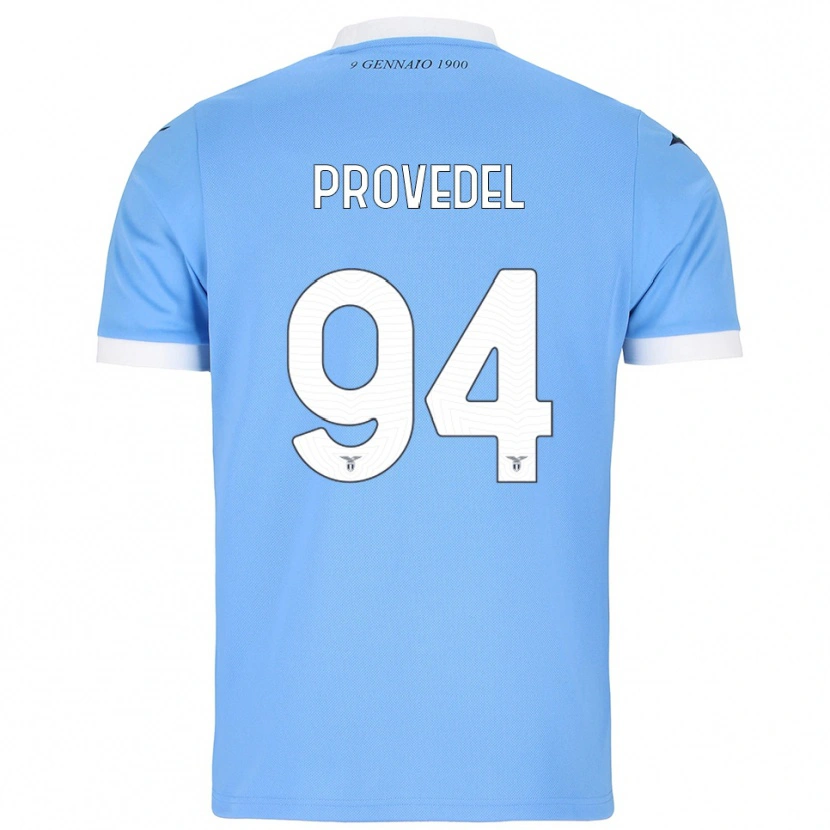 Danxen Herren Ivan Provedel #94 Himmelblau Weiß Heimtrikot Trikot 2025/26 T-Shirt