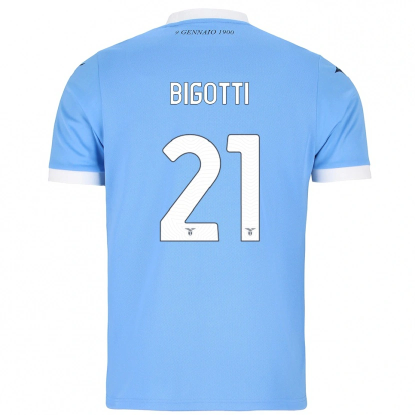 Danxen Herren Massimo Bigotti #21 Himmelblau Weiß Heimtrikot Trikot 2025/26 T-Shirt
