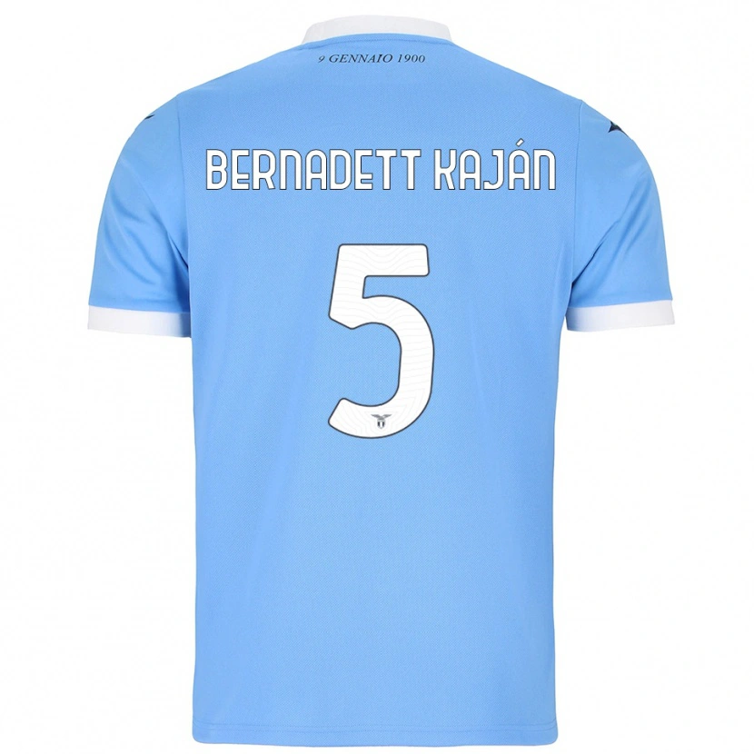 Danxen Herren Zsanett Bernadett Kaján #5 Himmelblau Weiß Heimtrikot Trikot 2025/26 T-Shirt