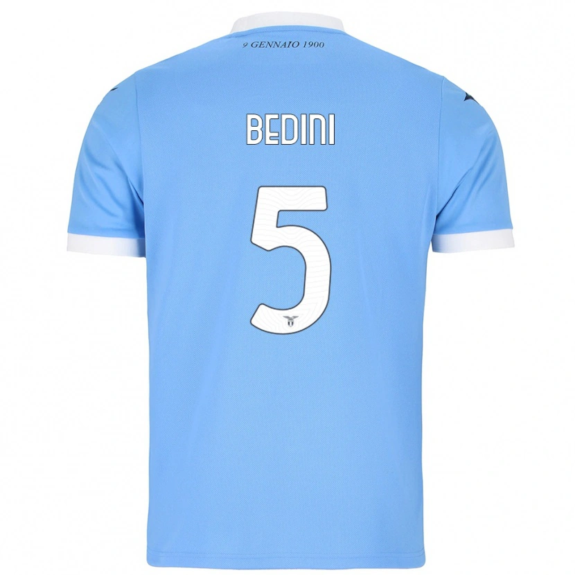 Danxen Herren Filippo Bedini #5 Himmelblau Weiß Heimtrikot Trikot 2025/26 T-Shirt