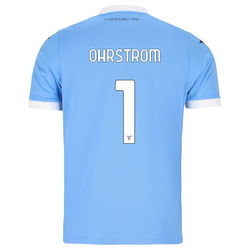Danxen Herren Stephanie Ohrstrom #1 Himmelblau Weiß Heimtrikot Trikot 2025/26 T-Shirt