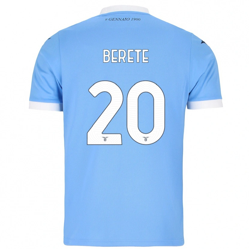 Danxen Herren Moustapha Berete #20 Himmelblau Weiß Heimtrikot Trikot 2025/26 T-Shirt