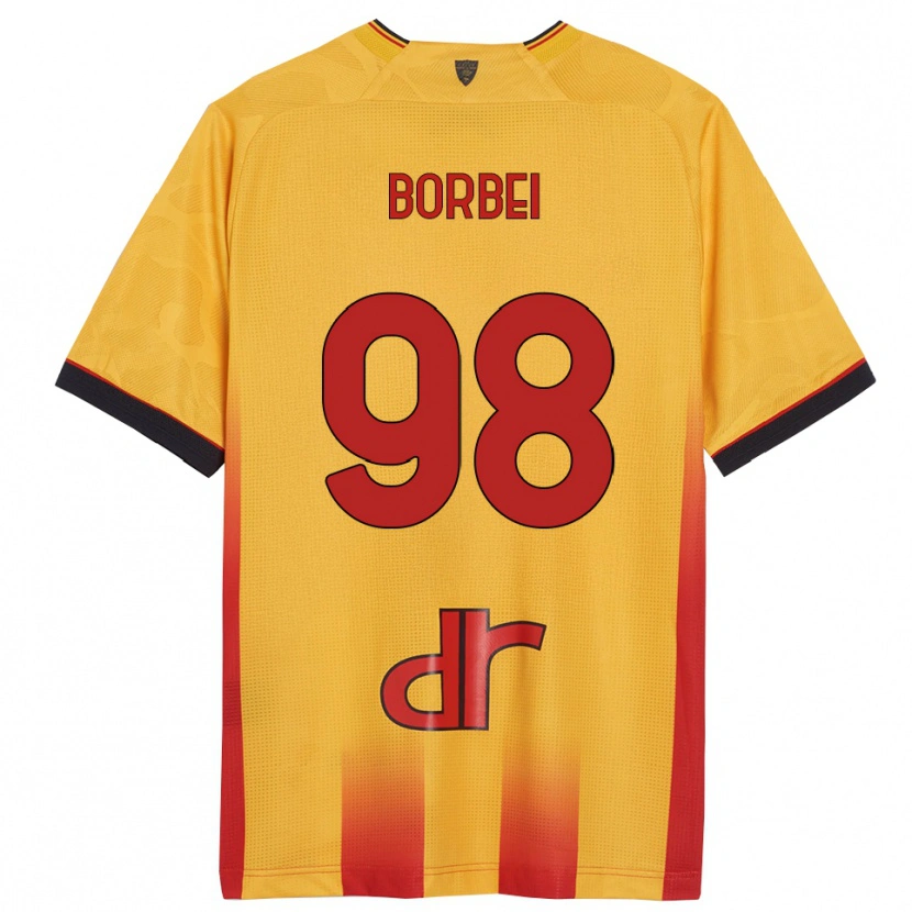 Danxen Herren Alexandru Borbei #98 Gelb Orange Heimtrikot Trikot 2025/26 T-Shirt