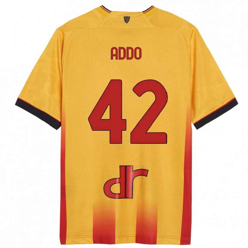 Danxen Herren Vernon Addo #42 Gelb Orange Heimtrikot Trikot 2025/26 T-Shirt