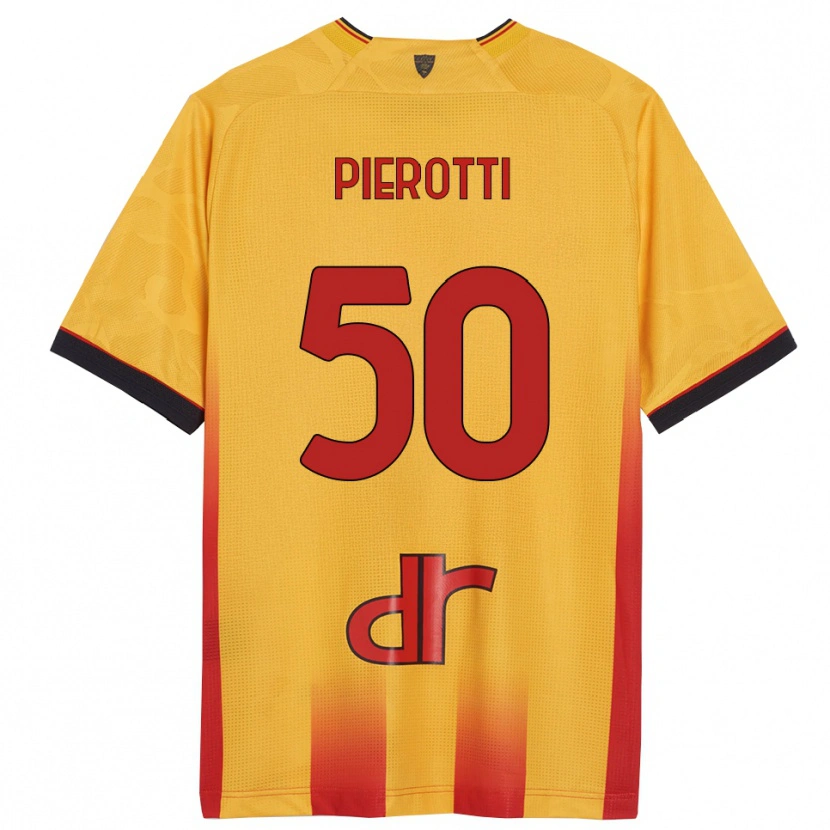 Danxen Herren Santiago Pierotti #50 Gelb Orange Heimtrikot Trikot 2025/26 T-Shirt