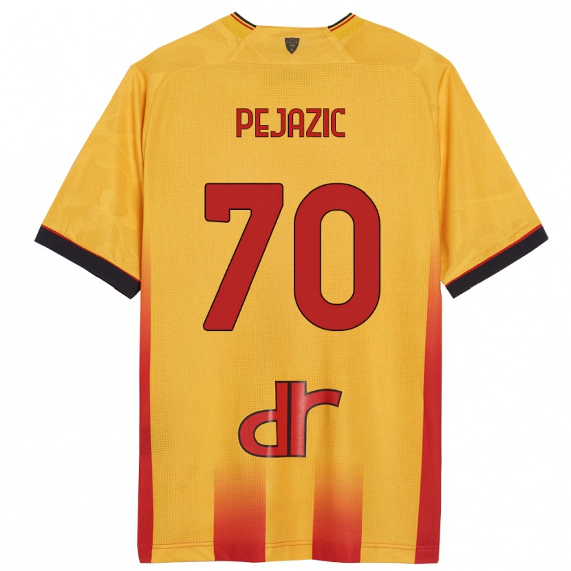 Danxen Herren Mario Pejazic #70 Gelb Orange Heimtrikot Trikot 2025/26 T-Shirt