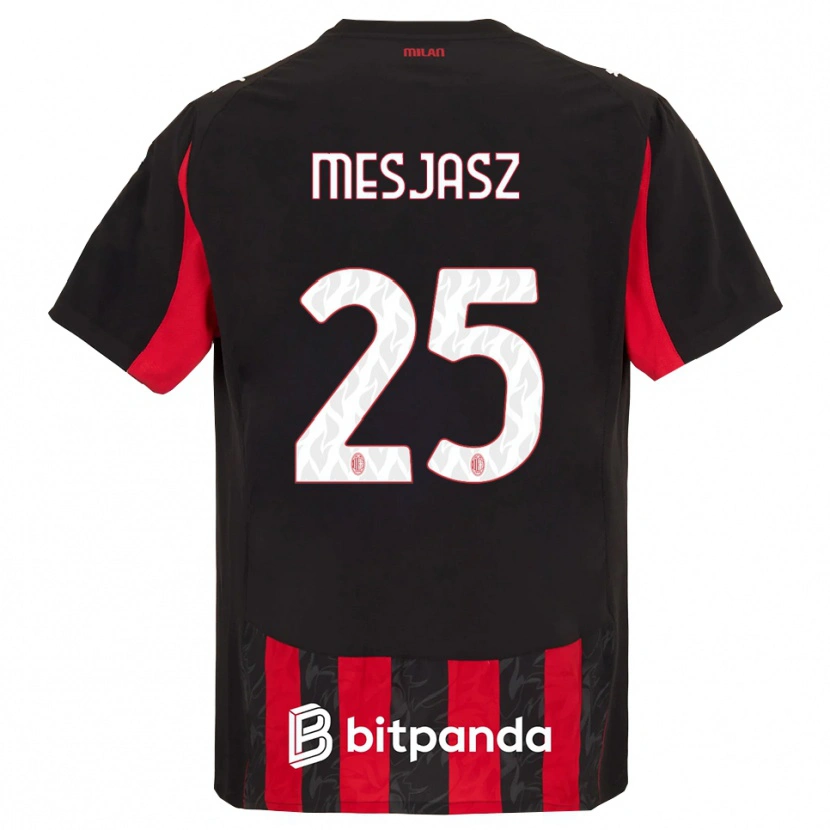 Danxen Herren Malgorzata Mesjasz #25 Rot Schwarz Heimtrikot Trikot 2025/26 T-Shirt