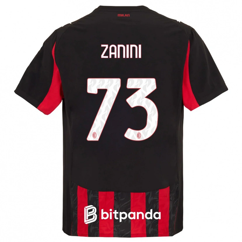 Danxen Herren Paola Zanini #73 Rot Schwarz Heimtrikot Trikot 2025/26 T-Shirt