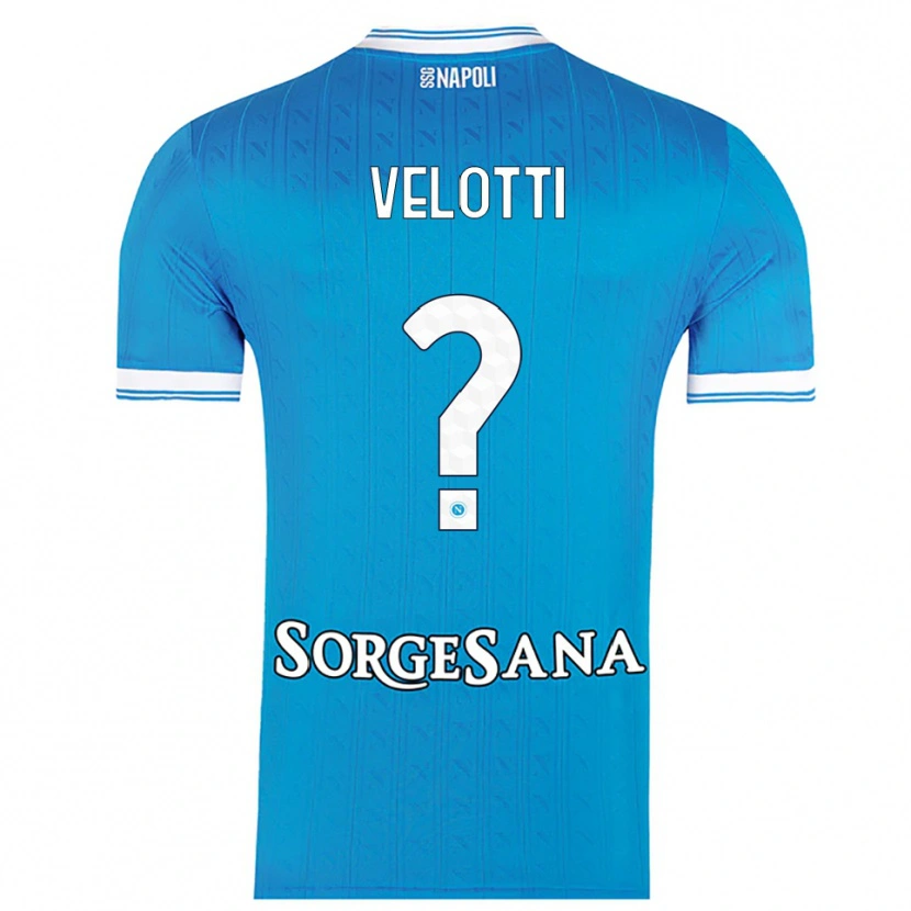 Danxen Herren Christian Velotti #0 Himmelblau Weiß Heimtrikot Trikot 2025/26 T-Shirt