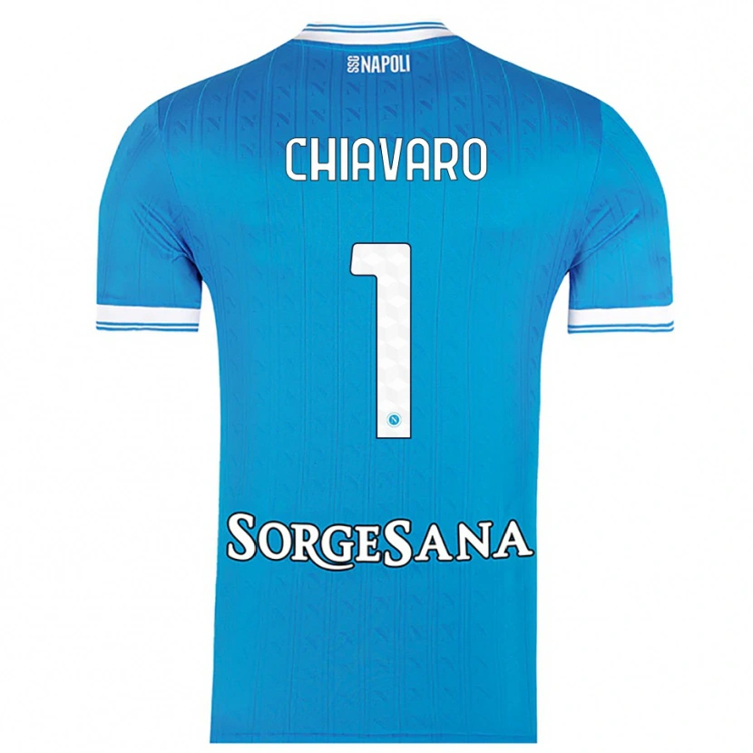 Danxen Herren Kelly Chiavaro #1 Himmelblau Weiß Heimtrikot Trikot 2025/26 T-Shirt