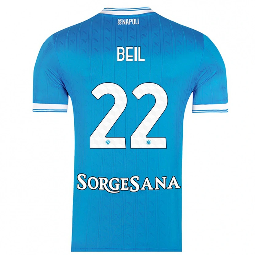 Danxen Herren Vivien Beil #22 Himmelblau Weiß Heimtrikot Trikot 2025/26 T-Shirt