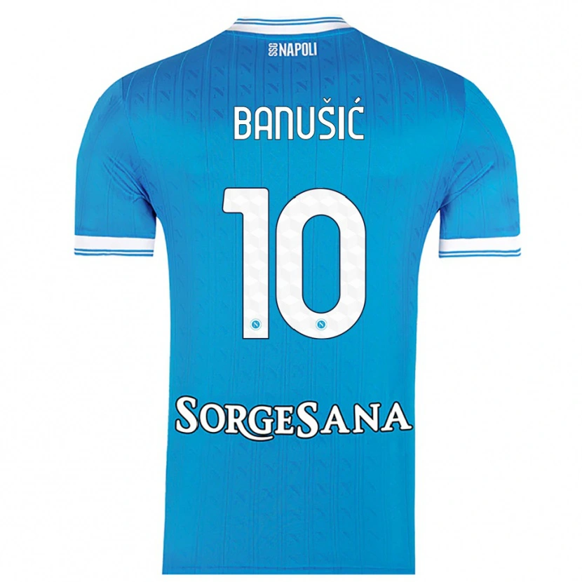 Danxen Herren Marija Maredinho Banušić #10 Himmelblau Weiß Heimtrikot Trikot 2025/26 T-Shirt