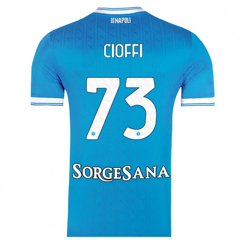Danxen Herren Antonio Cioffi #73 Himmelblau Weiß Heimtrikot Trikot 2025/26 T-Shirt