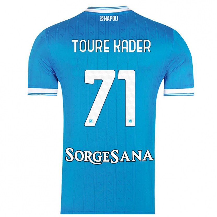 Danxen Herren Aziz Toure Kader #71 Himmelblau Weiß Heimtrikot Trikot 2025/26 T-Shirt