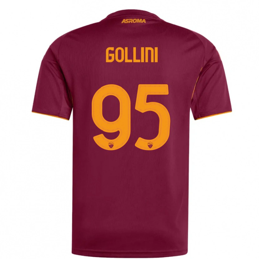 Danxen Herren Pierluigi Gollini #95 Burgunderrot Orange Heimtrikot Trikot 2025/26 T-Shirt