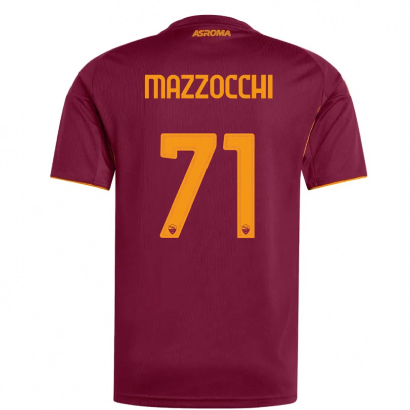 Danxen Herren Giulia Mazzocchi #71 Burgunderrot Orange Heimtrikot Trikot 2025/26 T-Shirt