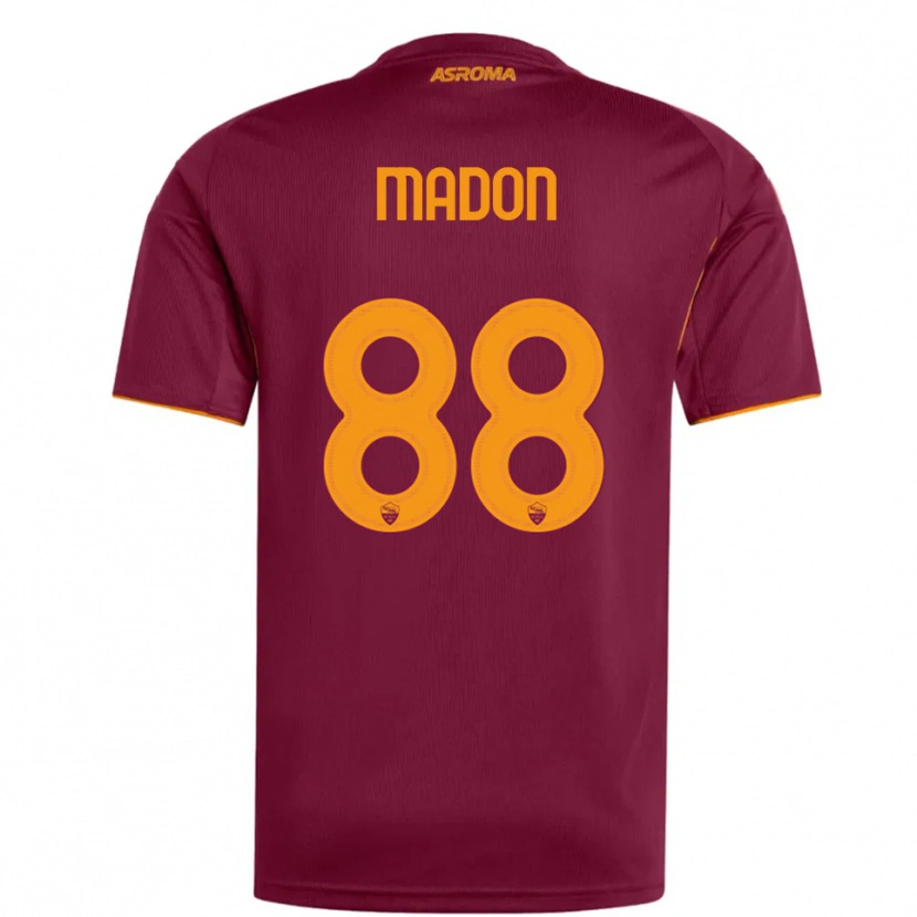 Danxen Herren Maja Madon #88 Burgunderrot Orange Heimtrikot Trikot 2025/26 T-Shirt
