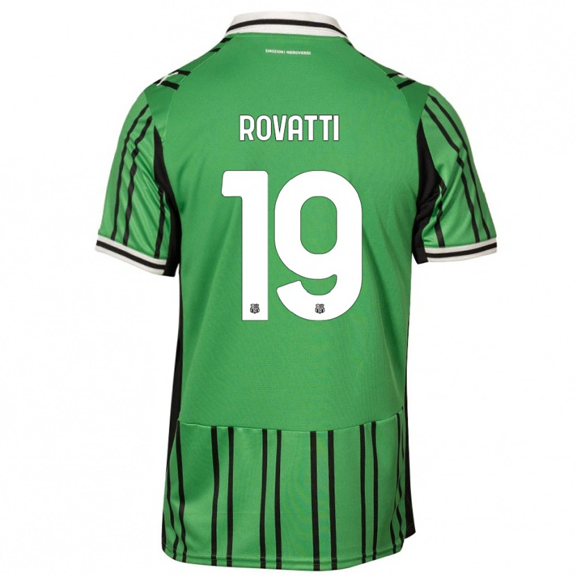 Danxen Herren Matteo Rovatti #19 Grün Schwarz Heimtrikot Trikot 2025/26 T-Shirt