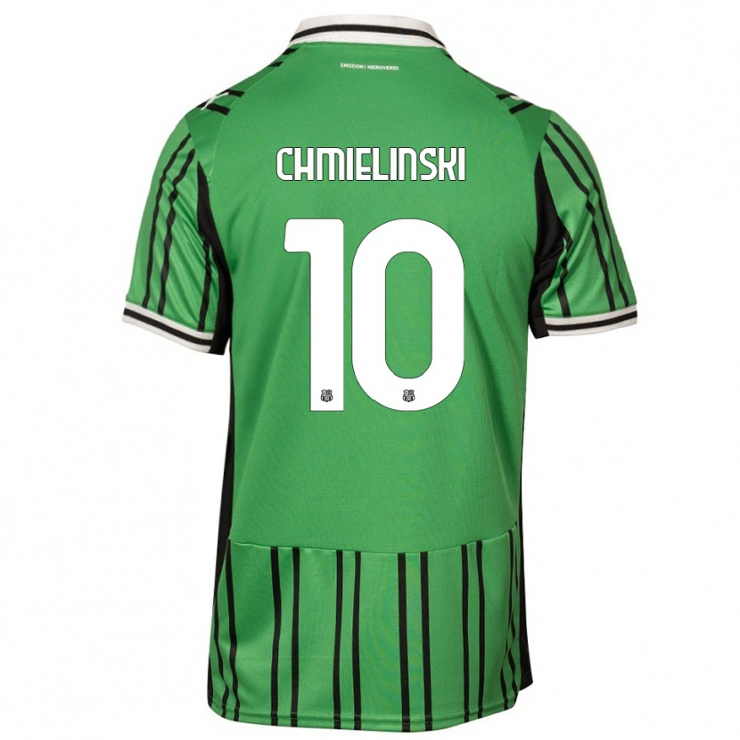 Danxen Herren Gina Maria Chmielinski #10 Grün Schwarz Heimtrikot Trikot 2025/26 T-Shirt