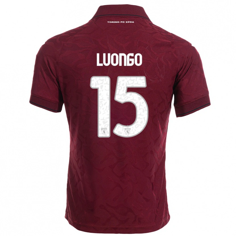 Danxen Herren Andrea Luongo #15 Burgunderrot Weiß Heimtrikot Trikot 2025/26 T-Shirt