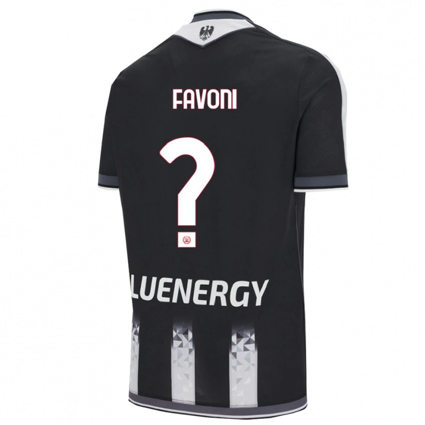 Danxen Herren Patrick Favoni #0 Schwarz Weiß Heimtrikot Trikot 2025/26 T-Shirt
