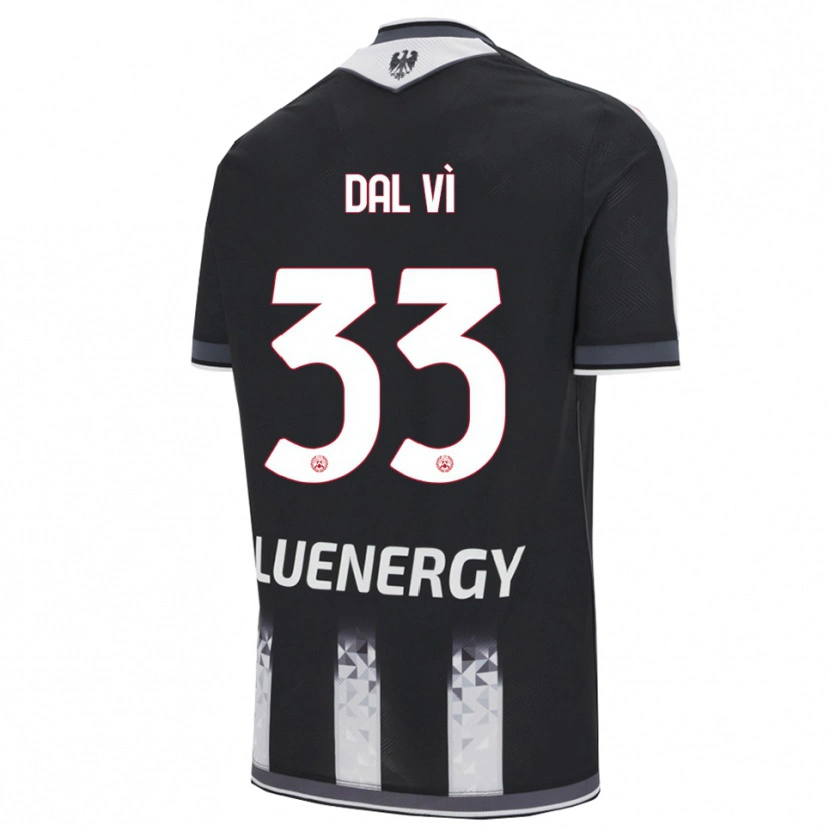 Danxen Herren Matteo Dal Vì #33 Schwarz Weiß Heimtrikot Trikot 2025/26 T-Shirt