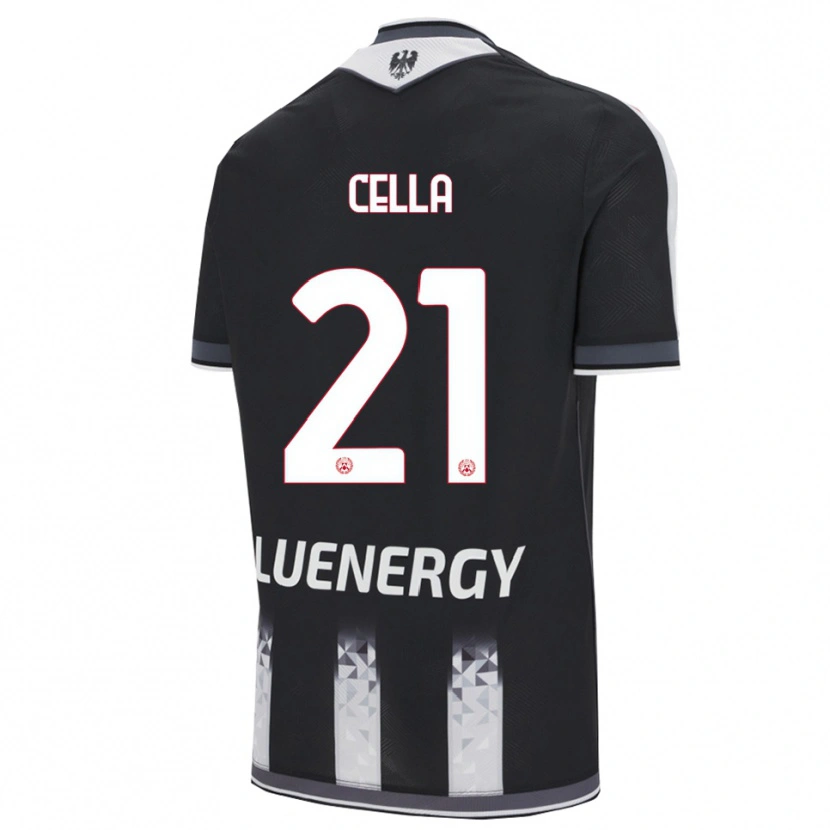 Danxen Herren Leonardo Cella #21 Schwarz Weiß Heimtrikot Trikot 2025/26 T-Shirt