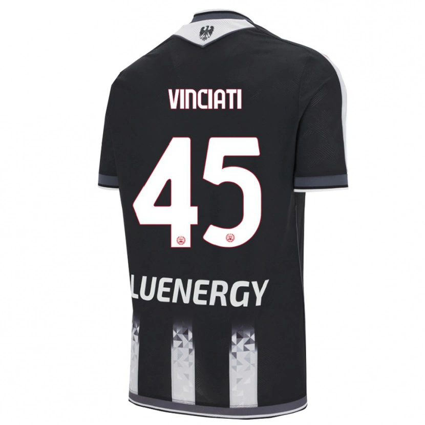 Danxen Herren Giulio Vinciati #45 Schwarz Weiß Heimtrikot Trikot 2025/26 T-Shirt