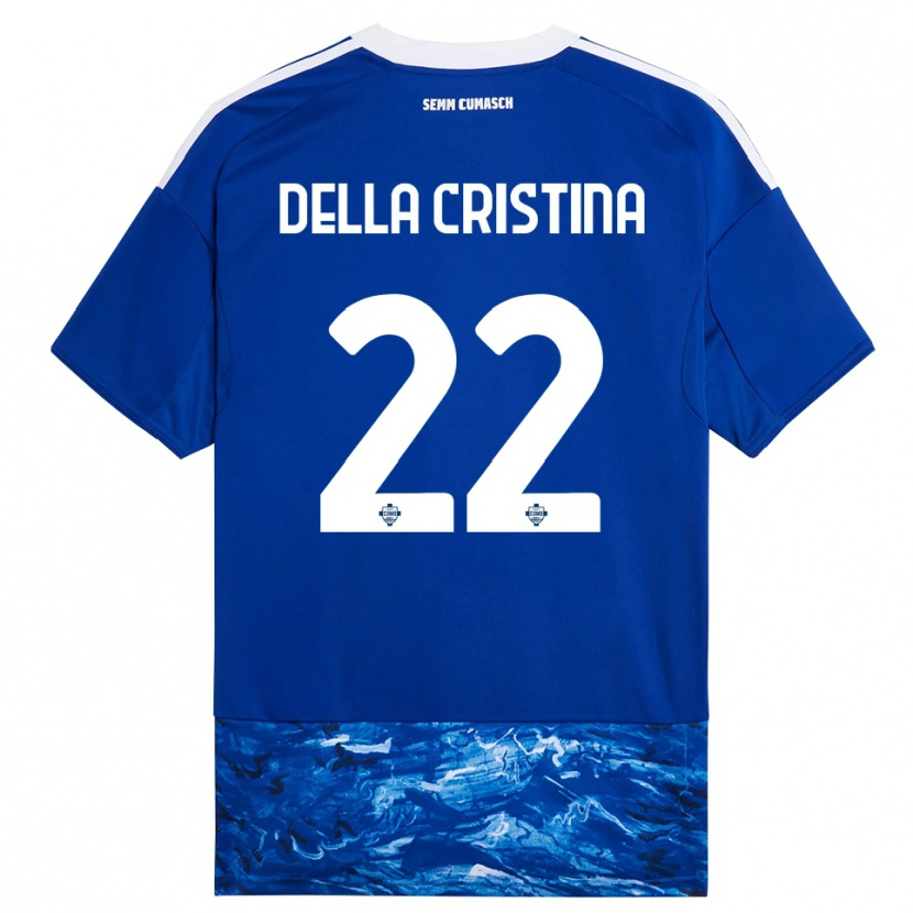 Danxen Herren Stefano Della Cristina #22 Blau Weiß Heimtrikot Trikot 2025/26 T-Shirt