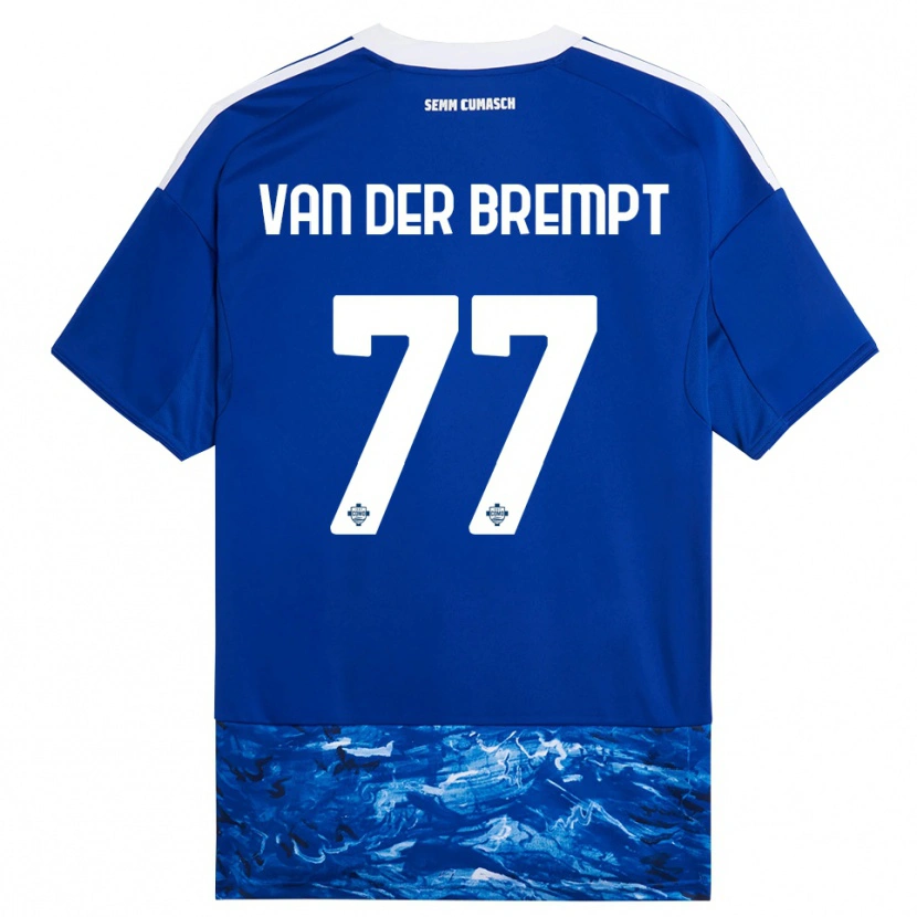 Danxen Herren Ignace Van Der Brempt #77 Blau Weiß Heimtrikot Trikot 2025/26 T-Shirt