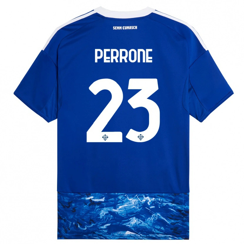 Danxen Herren Máximo Perrone #23 Blau Weiß Heimtrikot Trikot 2025/26 T-Shirt
