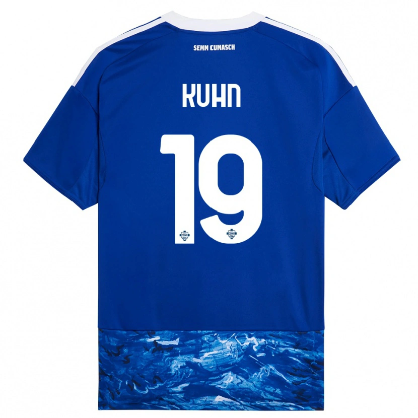 Danxen Herren Nicolas Kühn #19 Blau Weiß Heimtrikot Trikot 2025/26 T-Shirt